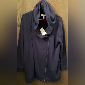 Halston Hoodie. New with tags. Size medium.